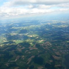 Flugwegposition um 16:18:55: Aufgenommen in der Nähe von Gemeinde Münzbach, Münzbach, Österreich in 2236 Meter